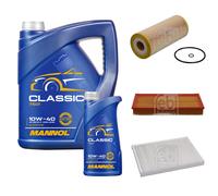 FEBI BILSTEIN Controllo Set 6L MANNOL Classic 10W-40 Per VW Caddy II Kasten