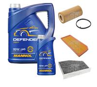 FEBI BILSTEIN Controllo Set 6L MANNOL Defender 10W-40 Per Audi A3 Sportback