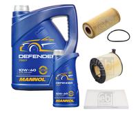 Febi BILSTEIN Controllo Set 6L mannol Defender 10W-40 per Audi A5