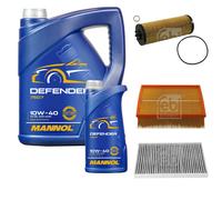 FEBI BILSTEIN Controllo Set 6L MANNOL Defender 10W-40 Per Audi A6 Avant 4B
