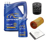 FEBI BILSTEIN Controllo Set 6L MANNOL Defender 10W-40 Per Citroën Berlingo