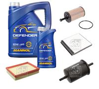 FEBI BILSTEIN Controllo Set 6L MANNOL Defender 10W-40 Per Citroën Xsara N1