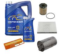 FEBI BILSTEIN Controllo Set 6L MANNOL Defender 10W-40 Per Fiat Idea 350 1.9