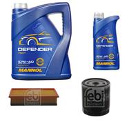 Febi BILSTEIN Controllo Set 6L mannol Defender 10W-40 per Fiat Scudo Scatola