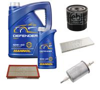 Febi BILSTEIN Controllo Set 6L mannol Defender 10W-40 per Opel Vectra B.