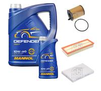 FEBI BILSTEIN Controllo Set 6L MANNOL Defender 10W-40 Per Peugeot 1007 KM