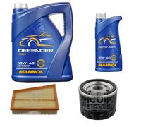 FEBI BILSTEIN Controllo Set 6L MANNOL Defender 10W-40 Per Renault Scénic II
