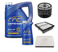 FEBI BILSTEIN Controllo Set 6L MANNOL Defender 10W-40 Per Suzuki Jimny FJ