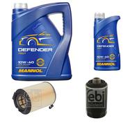 FEBI BILSTEIN Controllo set 6L MANNOL Defender 10W-40 per VW Passat Variant