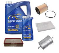 FEBI BILSTEIN Controllo set 6L MANNOL Defender 10W-40 per VW Passat Variant