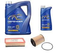 FEBI BILSTEIN Controllo Set 6L MANNOL Defender 10W-40 Per VW Transporter IV