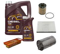 Febi BILSTEIN Controllo Set 6L mannol di Diesel Tdi 5W-30 per Fiat