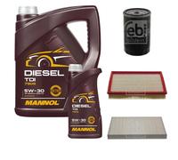 FEBI BILSTEIN Controllo Set 6L MANNOL Diesel TDI 5W-30 Per Audi A6 4A C4