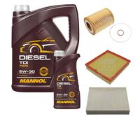 FEBI BILSTEIN Controllo Set 6L MANNOL Diesel TDI 5W-30 Per BMW 1Er F20 114I