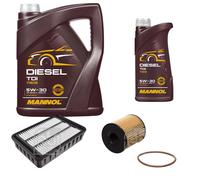FEBI BILSTEIN Controllo set 6L MANNOL Diesel TDI 5W-30 per Citroën C-Crosser