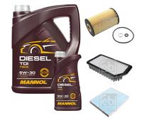 FEBI BILSTEIN Controllo Set 6L MANNOL Diesel TDI 5W-30 Per Hyundai I30 PDE