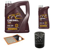 FEBI BILSTEIN Controllo set 6L MANNOL Diesel TDI 5W-30 per Iveco Daily V