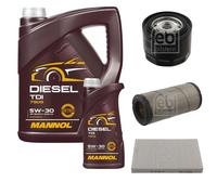 Febi BILSTEIN Controllo Set 6L mannol Diesel Tdi 5W-30 per Iveco Quotidiano + IV