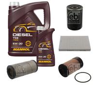 Febi BILSTEIN Controllo Set 6L mannol Diesel Tdi 5W-30 per Iveco Quotidiano (IV)