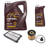 FEBI BILSTEIN Controllo Set 6L MANNOL Diesel TDI 5W-30 Per KIA Sportage QL