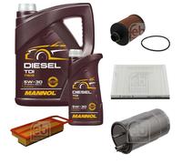 FEBI BILSTEIN Controllo Set 6L MANNOL Diesel TDI 5W-30 Per Lancia Musa 350