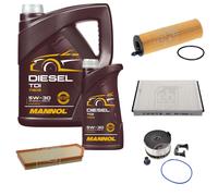 FEBI BILSTEIN Controllo Set 6L MANNOL Diesel TDI 5W-30 Per Mercedes-Benz