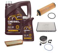 FEBI BILSTEIN Controllo Set 6L MANNOL Diesel TDI 5W-30 Per Mercedes-Benz CLS