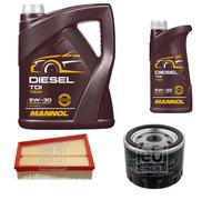 FEBI BILSTEIN Controllo set 6L MANNOL Diesel TDI 5W-30 per Renault Megane II