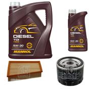 FEBI BILSTEIN Controllo set 6L MANNOL Diesel TDI 5W-30 per Renault Megane II