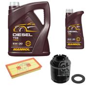 FEBI BILSTEIN Controllo set 6L MANNOL Diesel TDI 5W-30 per VW Golf V 1 K 1 1.6