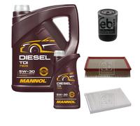 FEBI BILSTEIN Controllo Set 6L MANNOL Diesel TDI 5W-30 Per VW Passat Variant