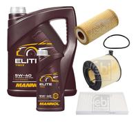 FEBI BILSTEIN Controllo Set 6L MANNOL Elite 5W-40 Per Audi A5 Cabriolet F57