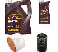 Febi BILSTEIN Controllo Set 6L mannol Elite 5W-40 per . Audi A6 Avant 4G5