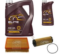 FEBI BILSTEIN Controllo Set 6L MANNOL Elite 5W-40 Per Audi Allroad 4BH C5