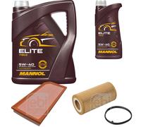 FEBI BILSTEIN Controllo Set 6L MANNOL Elite 5W-40 Per Audi TT 8J3 2.0 TFSI