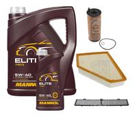 Febi BILSTEIN Controllo Set 6L mannol Elite 5W-40 per BMW 3er E90 318d