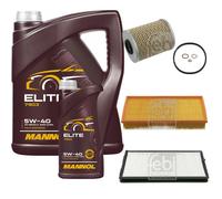 FEBI BILSTEIN Controllo Set 6L MANNOL Elite 5W-40 Per BMW 5 Serie E34 520I 24V
