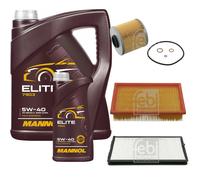 Febi BILSTEIN Controllo Set 6L mannol Elite 5W-40 per BMW 5er E34