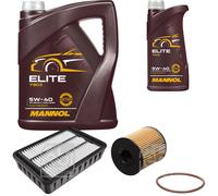FEBI BILSTEIN Controllo set 6L MANNOL Elite 5W-40 per Citröen C-Crosser