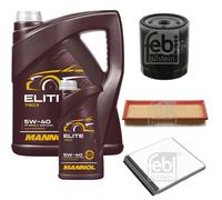 Febi BILSTEIN Controllo Set 6L mannol Elite 5W-40 per Citroen Berlingo