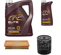 FEBI BILSTEIN Controllo Set 6L MANNOL Elite 5W-40 Per Citroën C5 II Break