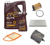 FEBI BILSTEIN Controllo Set 6L MANNOL Elite 5W-40 Per Citroën Jumpy Kasten