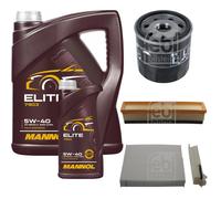 FEBI BILSTEIN Controllo set 6L MANNOL Elite 5W-40 per Dacia Duster