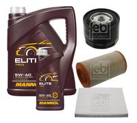Febi BILSTEIN Controllo Set 6L mannol Elite 5W-40 per Fiat Ducato Casella