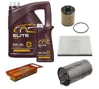 FEBI BILSTEIN Controllo set 6L MANNOL Elite 5W-40 per Fiat Grande Punto 199