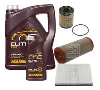 Febi BILSTEIN Controllo Set 6L mannol Elite 5W-40 per Fiat Idea 350_1.9 J