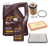 FEBI BILSTEIN Controllo Set 6L MANNOL Elite 5W-40 Per Mercedes-Benz C-Klasse