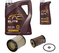 FEBI BILSTEIN Controllo set 6L MANNOL Elite 5W-40 per Mercedes-Benz classe A