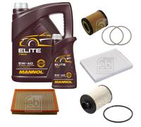 FEBI BILSTEIN Controllo Set 6L MANNOL Elite 5W-40 Per Opel Astra H Twintop