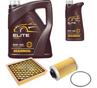 Febi BILSTEIN Controllo Set 6L mannol Elite 5W-40 per Opel Insignia A G09